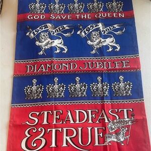 Emma Bridgewater Queen Elizabeth 11 Diamond Jubilee 1952-2012 Tea Towel NWT
